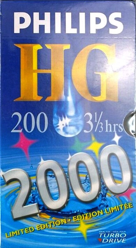 VHS, Video Home System Philips HG 200 Type I Normal 2000 Europe
