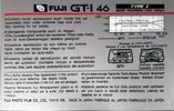 Compact Cassette Fuji GT-I 46 Type I Normal 1982 Europe