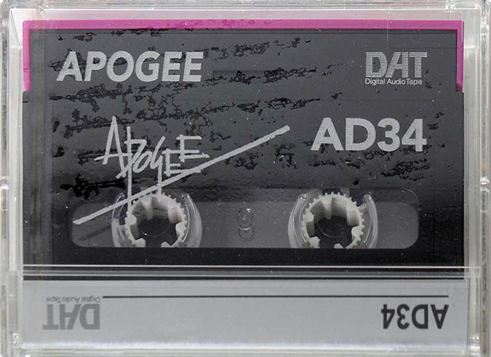 Digital Audio Tape Apogee AD 34 Type IV Metal 1994 USA