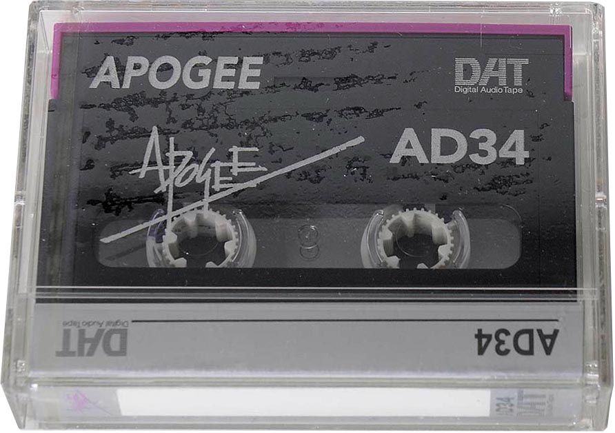 Digital Audio Tape Apogee AD 34 Type IV Metal 1994 USA