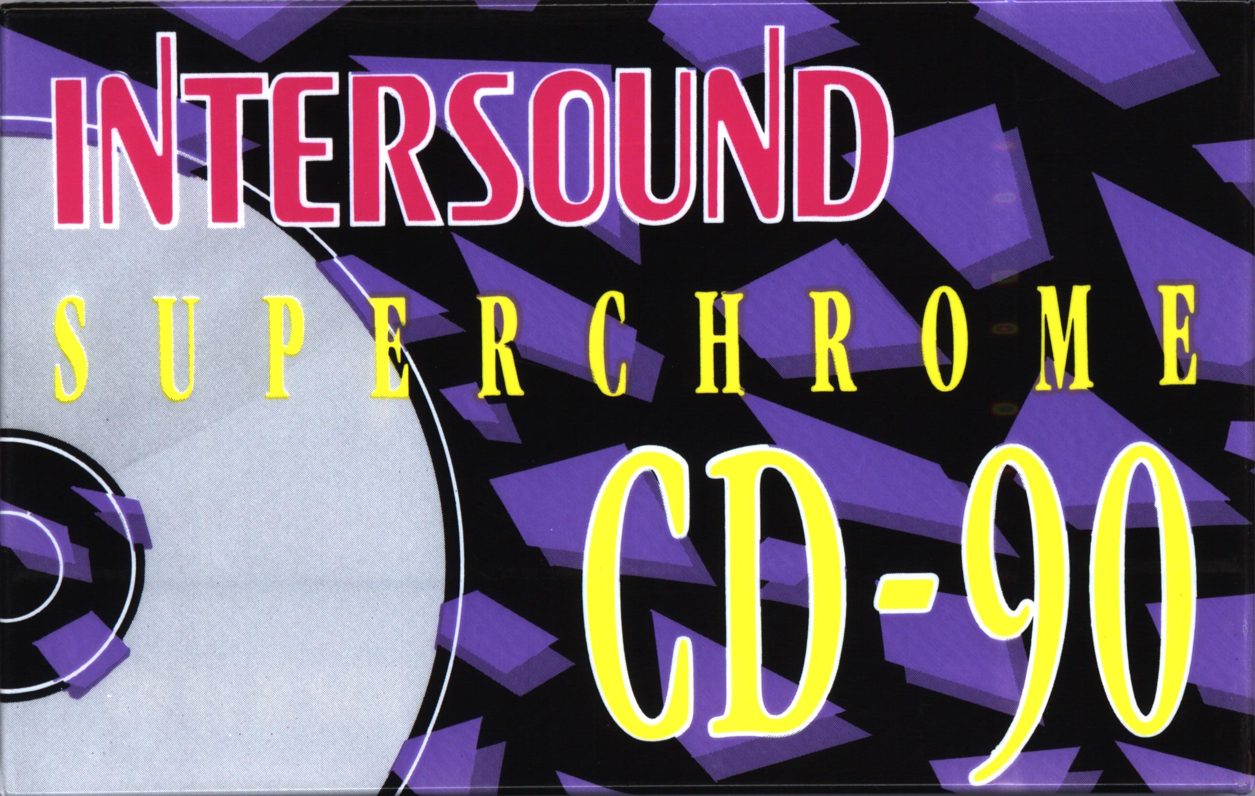 Compact Cassette Intersound CD 90 Type II Chrome 1985 Europe