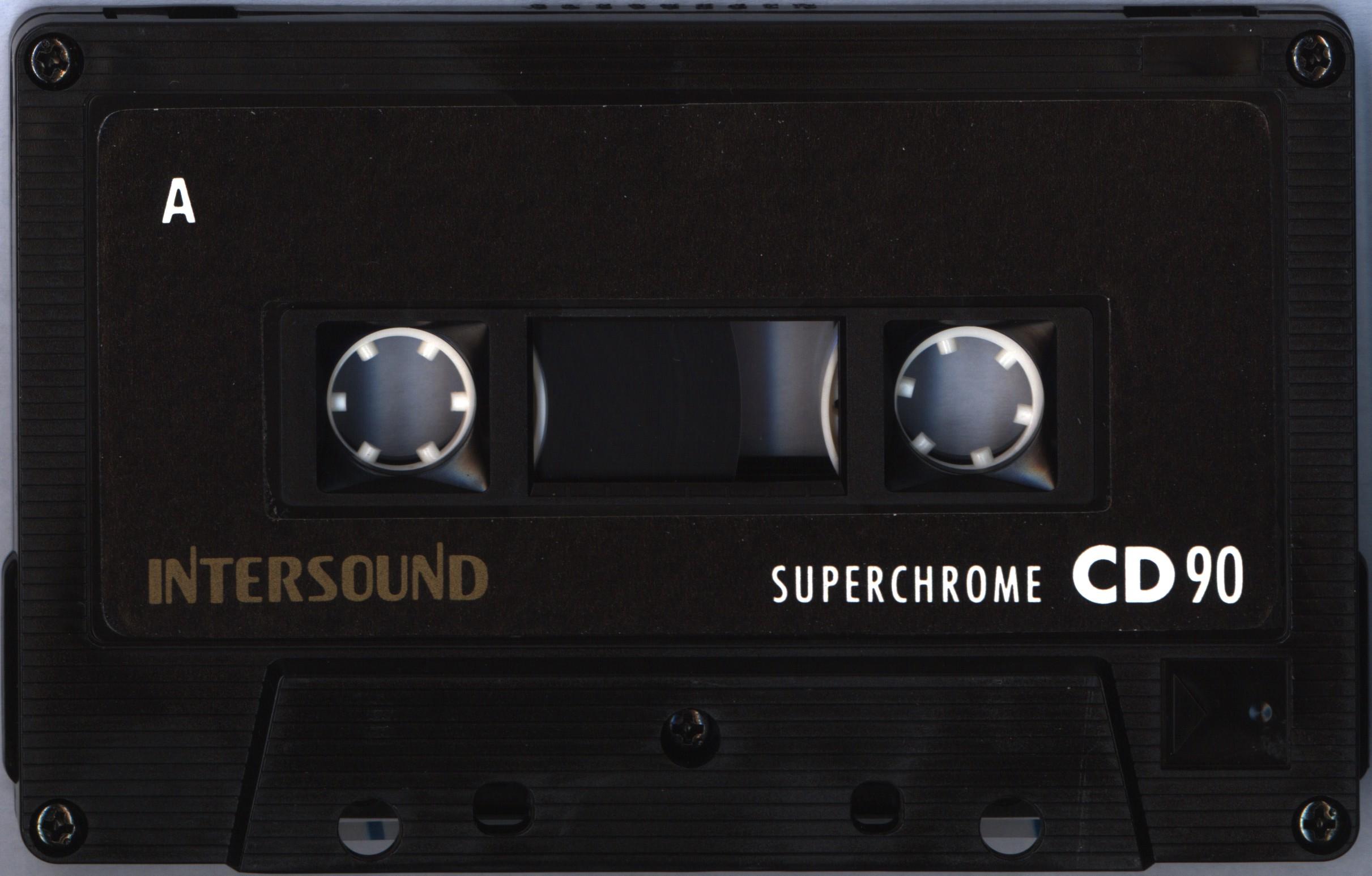 Compact Cassette Intersound CD 90 Type II Chrome 1985 Europe