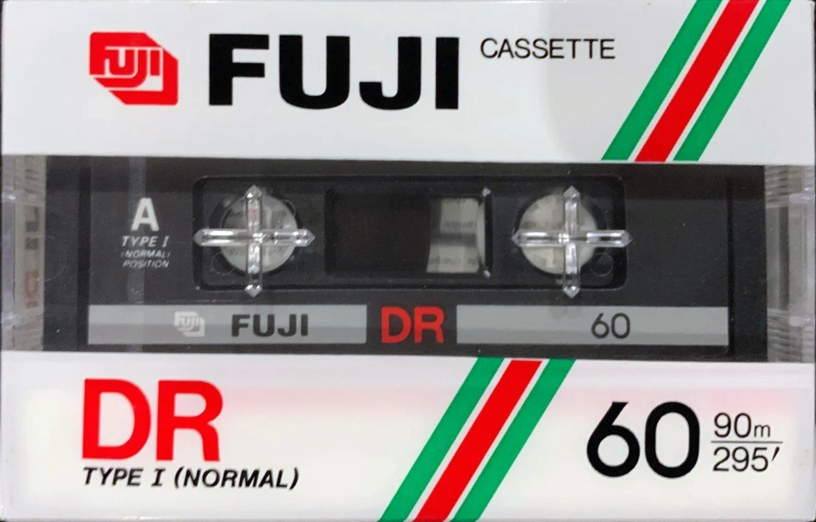Compact Cassette Fuji DR 60 Type I Normal 1985 Europe