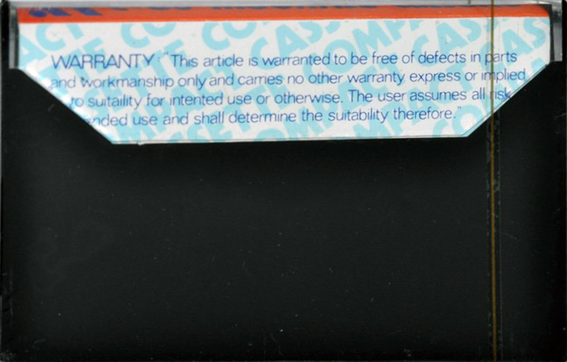 Compact Cassette Moonrise 60 Type I Normal Unknown Country