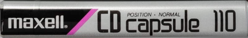 Compact Cassette Maxell CD Capsule 110 Type I Normal 1990 Europe