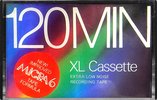 Compact Cassette Inter Magnetics XL 120 "Micra 6" Type I Normal 1987 USA