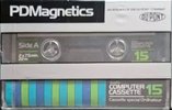 Compact Cassette PDM 15 Computer Cassette 1984 Europe