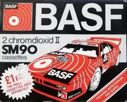 2 pack BASF Chromdioxid II 90 Type II Chrome 1979 UK