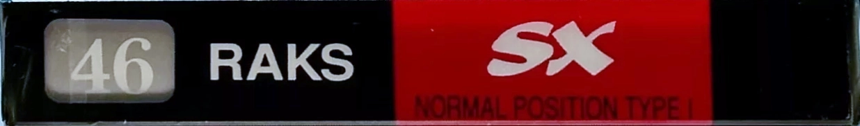 Compact Cassette RAKS SX 46 Type I Normal 1990 Europe