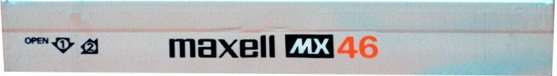 Compact Cassette Maxell MX 46 Type IV Metal 1982 Japan