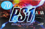Compact Cassette AXIA PS-I / PS-1 70 "PS1J 70" Type I Normal 1997 Japan