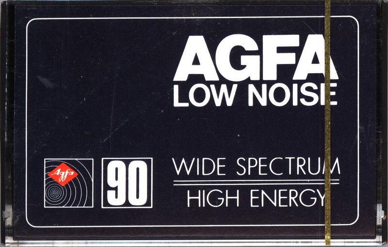Compact Cassette AGFA High Energy 90 "Wide Spectrum" Type I Normal 1980 Europe