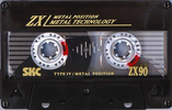 Compact Cassette SKC ZX 90 Type IV Metal 1995 Europe