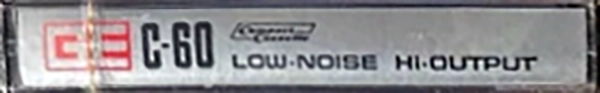 Compact Cassette GE / General Electric 60 Type I Normal 1975 Canada