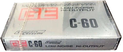Compact Cassette GE / General Electric 60 Type I Normal 1975 Canada