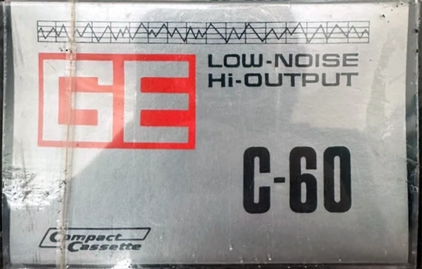 Compact Cassette GE / General Electric 60 Type I Normal 1975 Canada