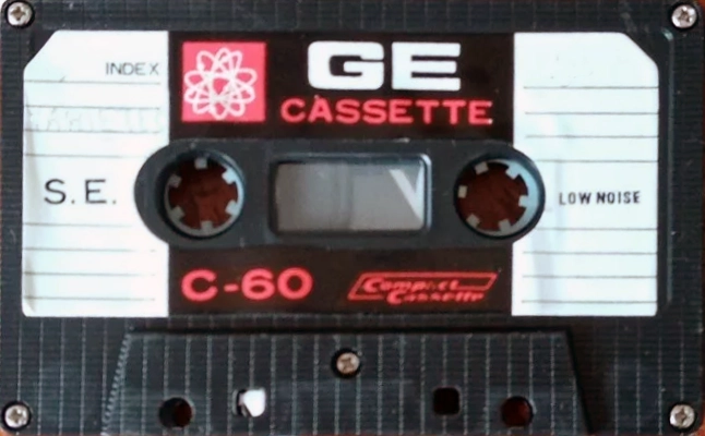 Compact Cassette GE / General Electric 60 Type I Normal 1975 Unknown Country