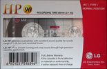 Compact Cassette LG HP 90 Type I Normal 1997 Europe
