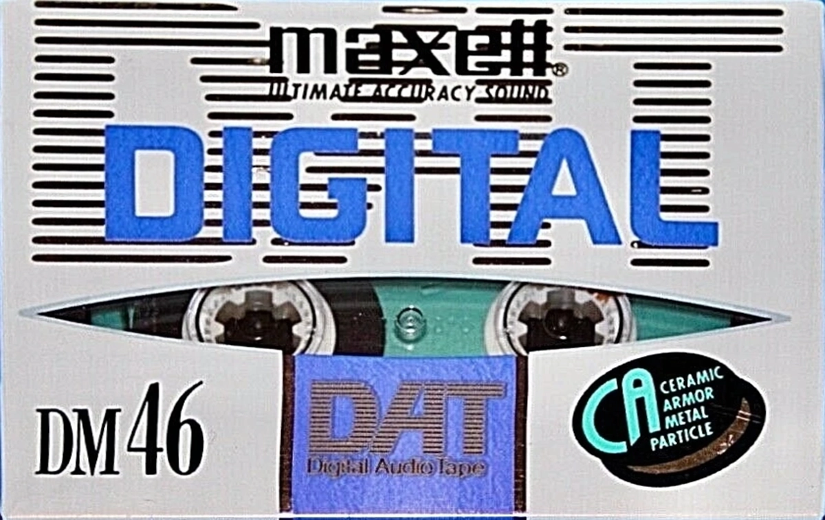 Digital Audio Tape Maxell 46 Type IV Metal 1990 Japan