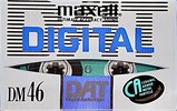 Digital Audio Tape Maxell 46 Type IV Metal 1990 Japan