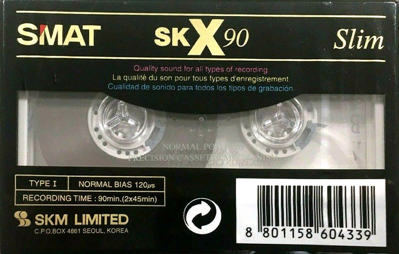 Compact Cassette Smat SK X 90 Type I Normal 2005 Europe