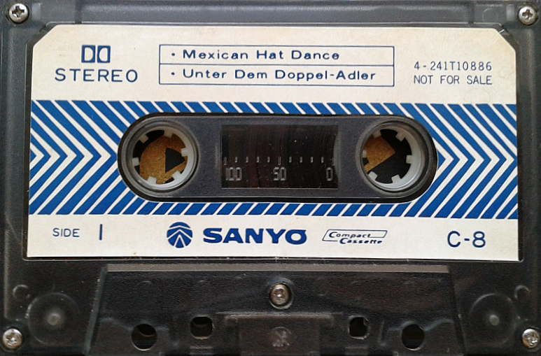 Compact Cassette Sanyo 8 Demonstration Tape Japan