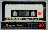 Compact Cassette Permaton Super Ferro I 90 Type I Normal 1980 Germany