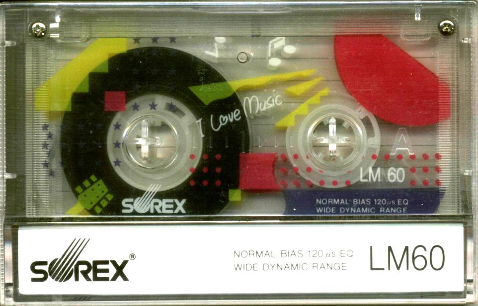 Compact Cassette Sorex 60 "LM I Love You" Type I Normal 1988 South Korea
