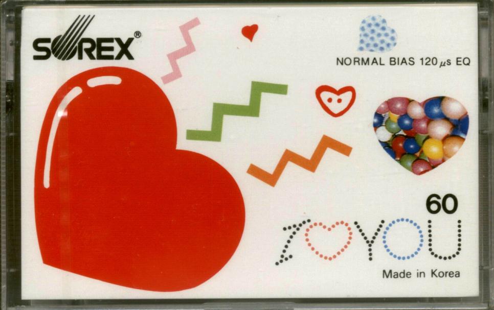 Compact Cassette Sorex 60 "LM I Love You" Type I Normal 1988 South Korea