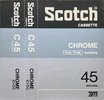 Compact Cassette Scotch Chrome 45 Type II Chrome 1973 Europe