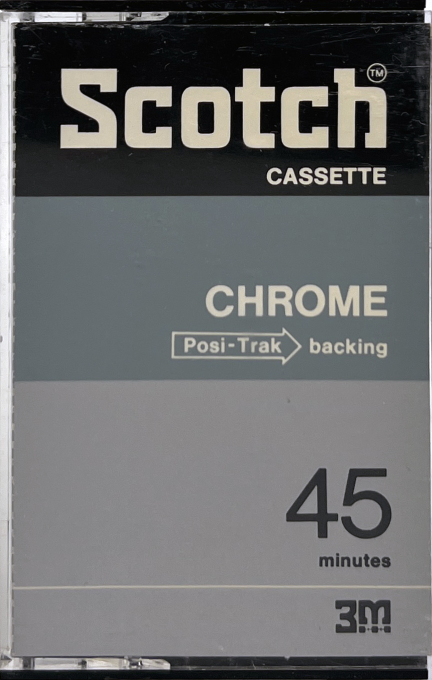 Compact Cassette Scotch Chrome 45 Type II Chrome 1973 Europe
