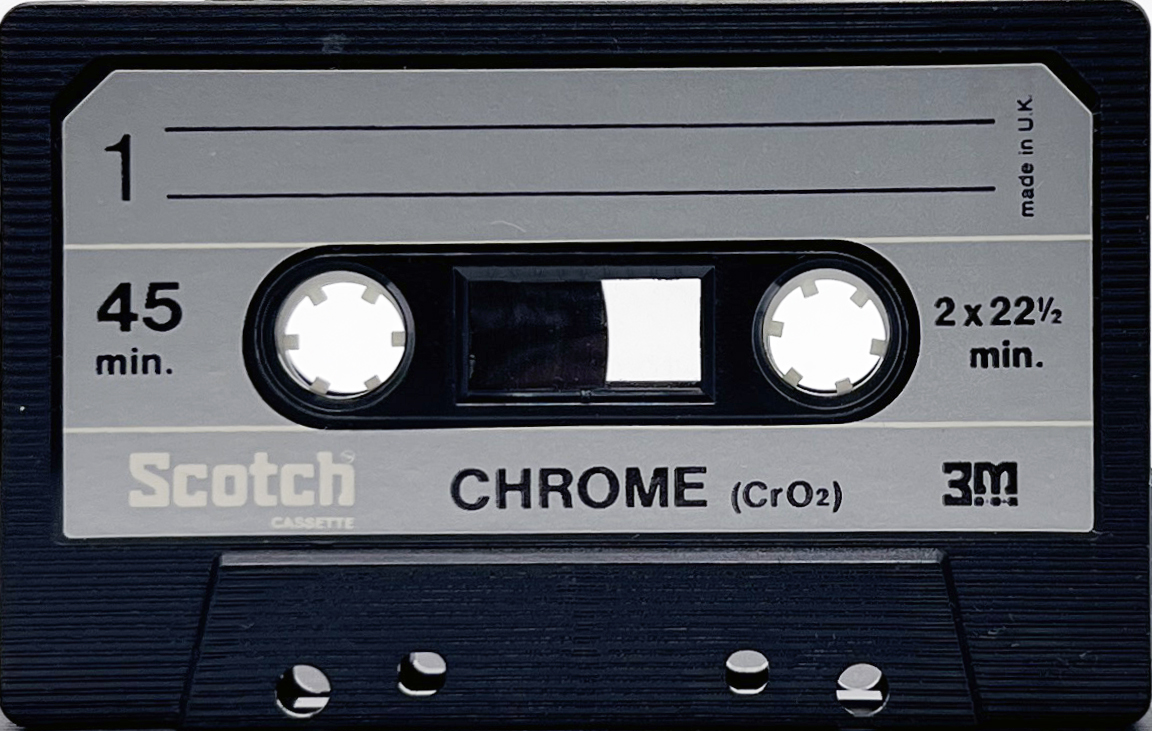 Compact Cassette Scotch Chrome 45 Type II Chrome 1973 Europe