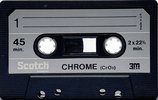 Compact Cassette Scotch Chrome 45 Type II Chrome 1973 Europe