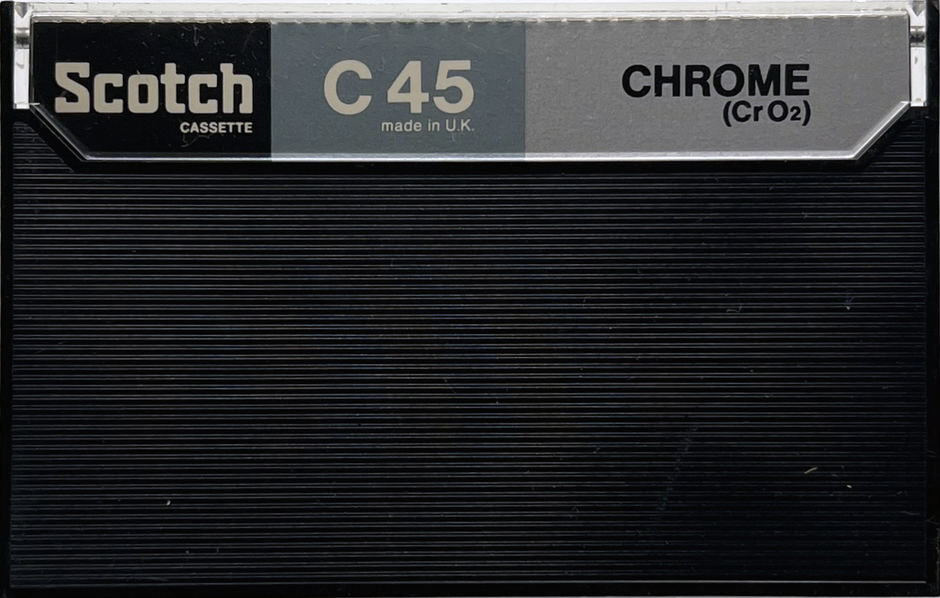 Compact Cassette Scotch Chrome 45 Type II Chrome 1973 Europe