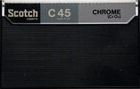 Compact Cassette Scotch Chrome 45 Type II Chrome 1973 Europe