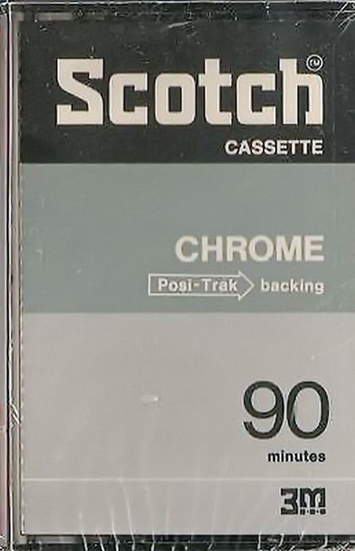 Compact Cassette Scotch Chrome 90 Type II Chrome 1973 UK