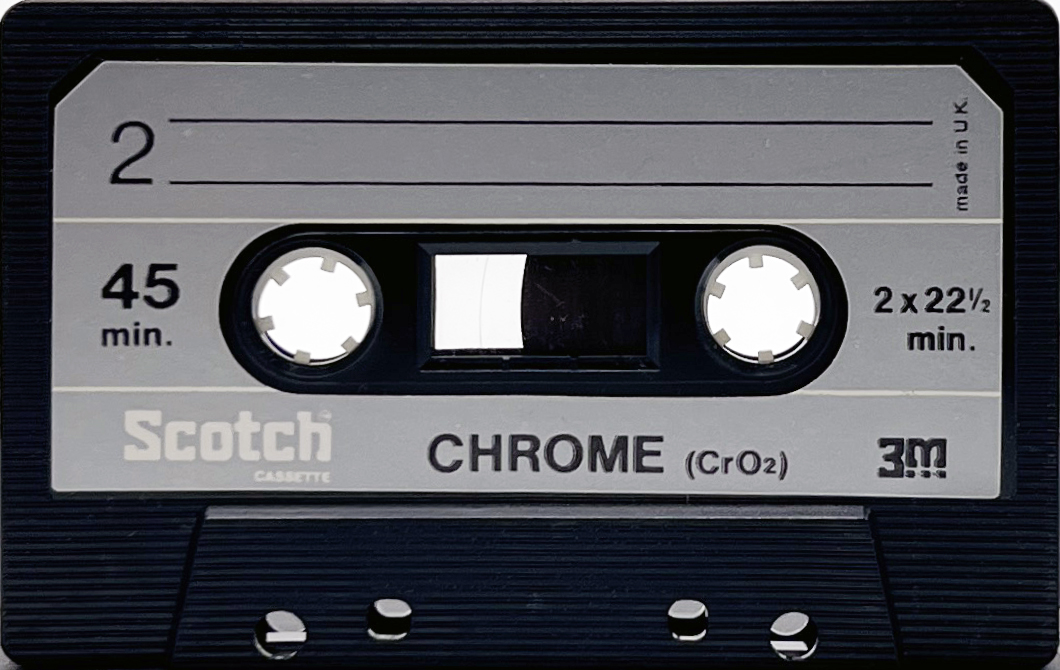 Compact Cassette Scotch Chrome 45 Type II Chrome 1973 Europe