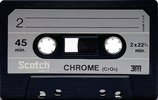 Compact Cassette Scotch Chrome 45 Type II Chrome 1973 Europe