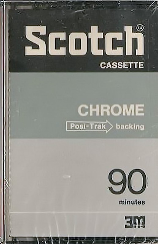 Compact Cassette: 3M Scotch - Chrome 90