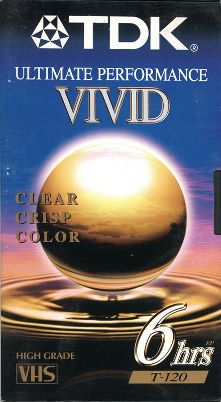 VHS, Video Home System: TDK  - Vivid 120