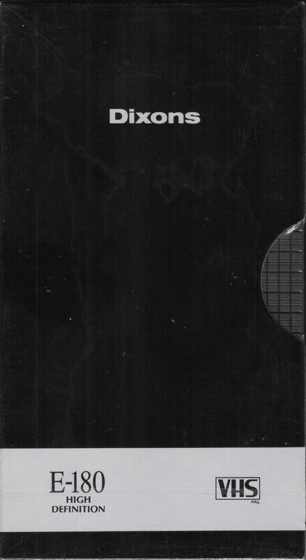 VHS, Video Home System Dixons 180 Type I Normal UK