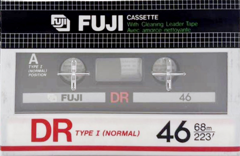 Compact Cassette Fuji DR 46 Type I Normal 1982 Europe