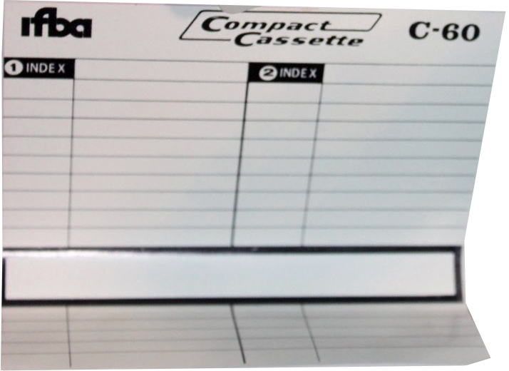 Compact Cassette IFBA 60 Type I Normal Sweden