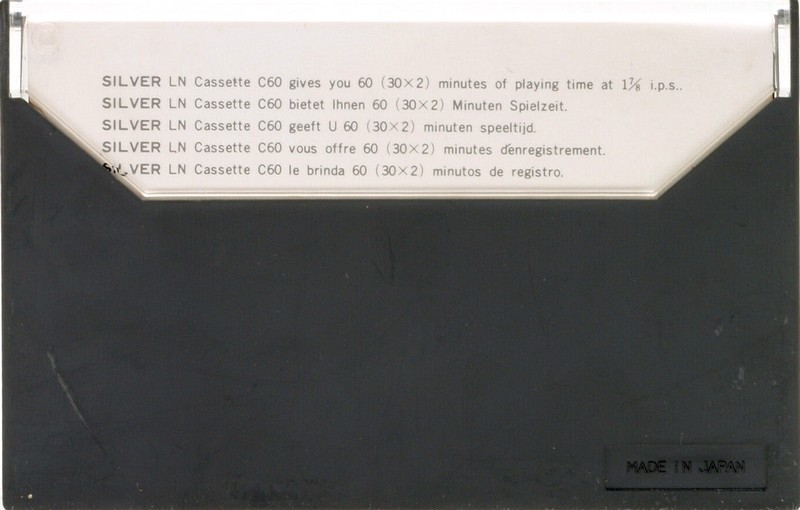 Compact Cassette Silver 60 Type I Normal 1981 Europe