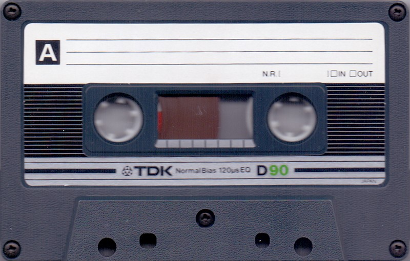 Compact Cassette TDK D 90 Type I Normal 1982 Australia, Europe