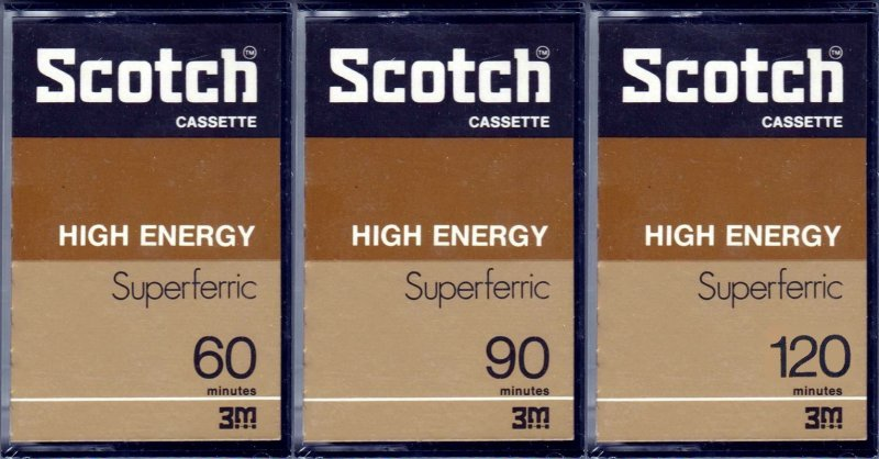 Compact Cassette: 3M Scotch - High Energy 90