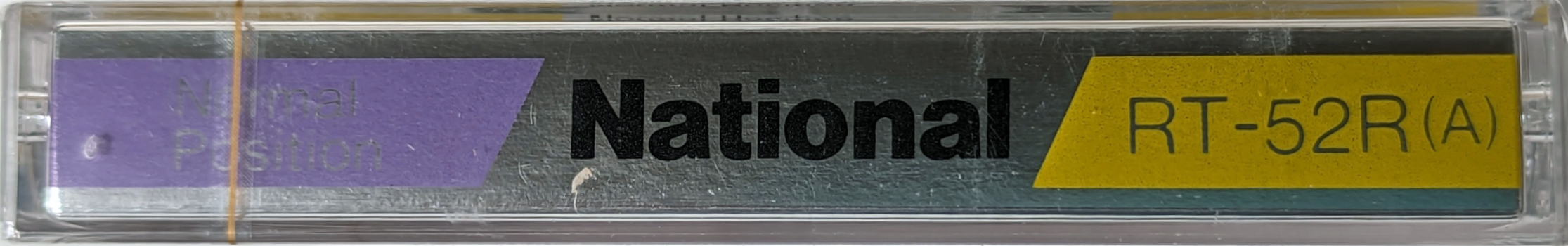 Compact Cassette National ED 52 "RT-52R(A)" Type I Normal 1987 Japan