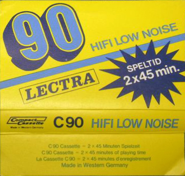Compact Cassette Lectra 90 Type I Normal Europe