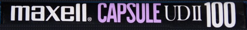 Compact Cassette Maxell Capsule II 100 "UDII" Type II Chrome 1991 USA