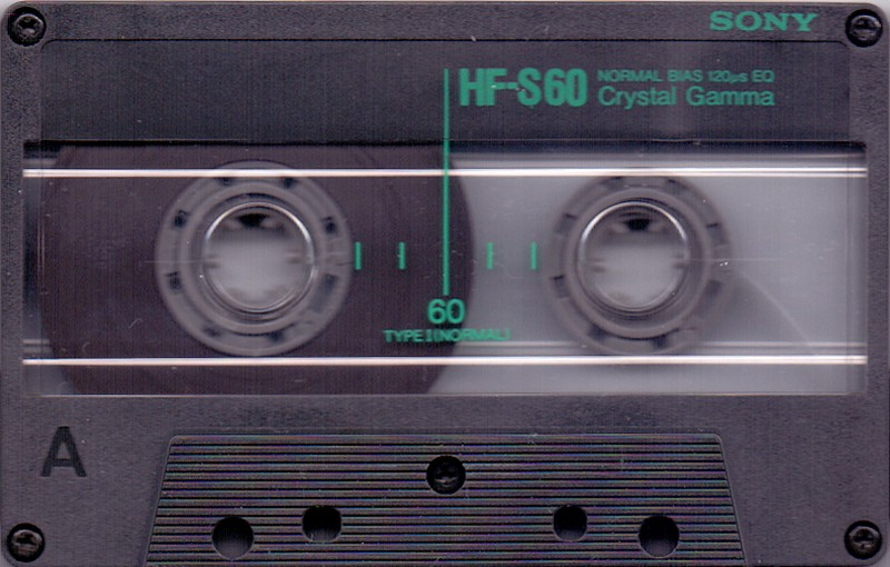 Compact Cassette Sony HF-S 60 Type I Normal 1988 Europe